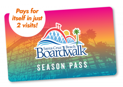 Season pass card - pays for itself in just 2 visits
