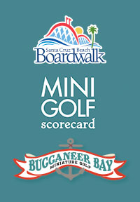 Mini golf scorecard app screenshot