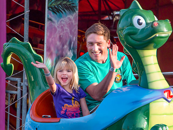 Santa Cruz Beach Boardwalk Amusement Park Rides