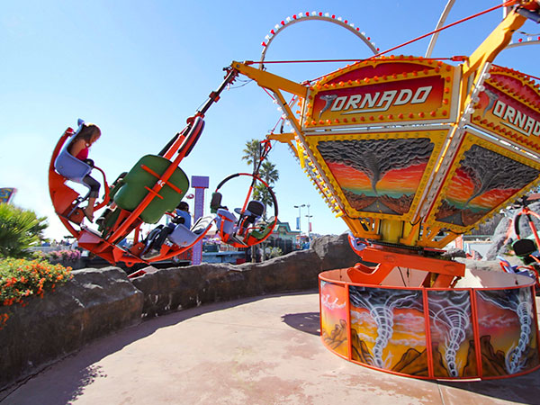 Santa Cruz Beach Boardwalk Amusement Park Rides