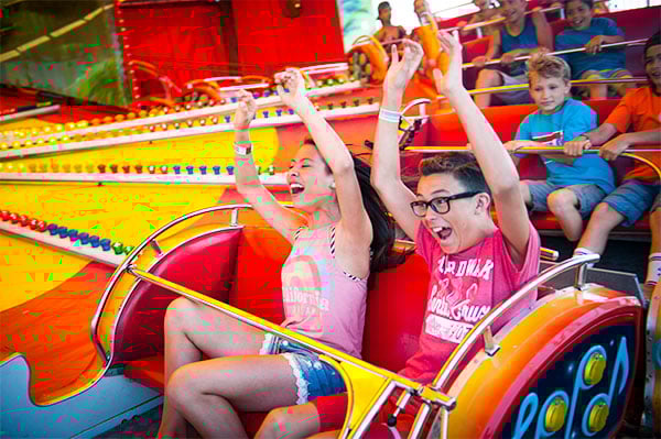 Santa cruz boardwalk tsunami ride