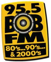 95.5 FM BOB logo