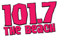 101.7 FM The Beach logo