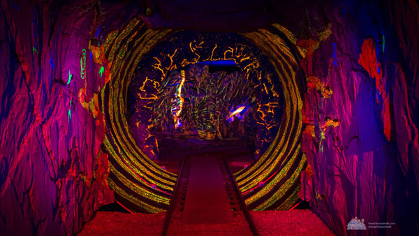 Image of the Cave Train spinning tunnel