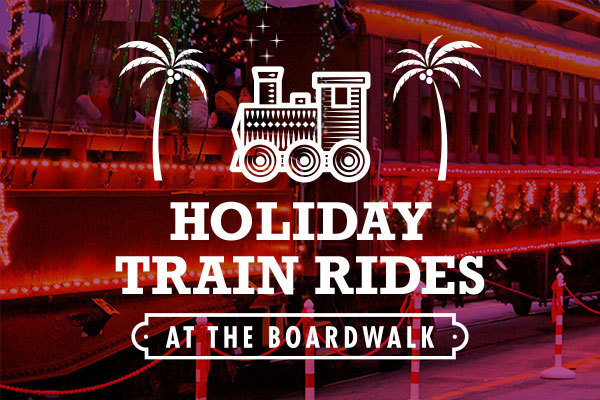 Holiday Train Rides at the Boardwalk