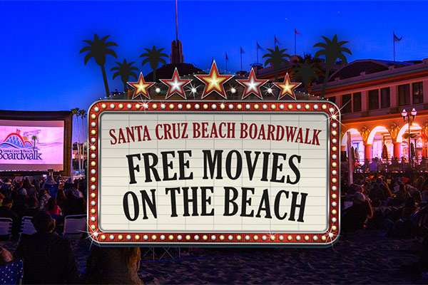 Free Movies on the Beach with beach in background