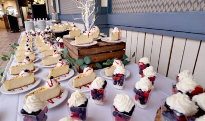 Dessert in Sun Room in The Grove