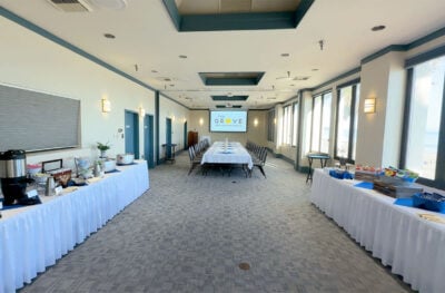 Sun Room Terrace Meeting Space in The Grove, Santa Cruz Event Center