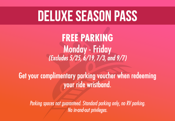 Deluxe Season Parking, Free Parking Details