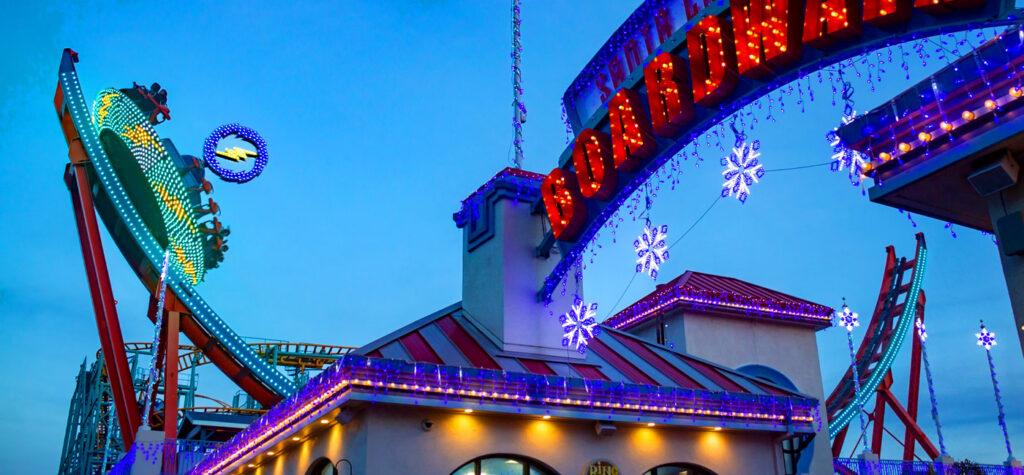 winter at the boardwalk
